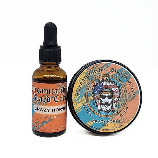 Crazy Horse Beard Oil & Beard Balm Combo